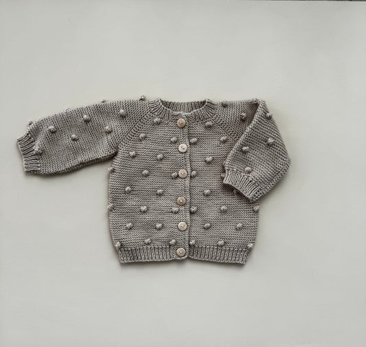 Vest met pompons van biologisch katoen