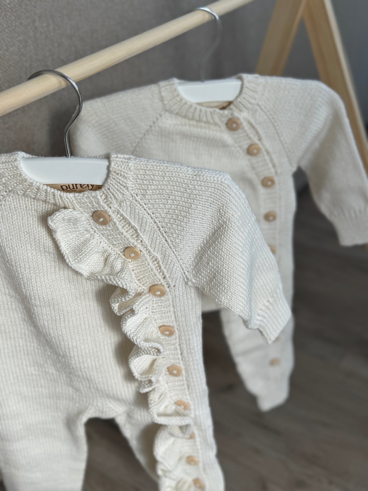 Boxpakje met ruffles van biologisch katoen