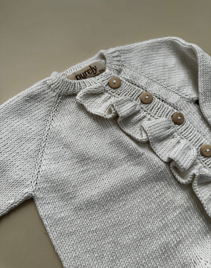 Boxpakje met ruffles van biologisch katoen