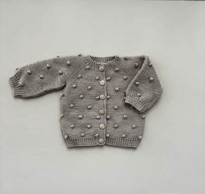 Vest met pompons van biologisch katoen