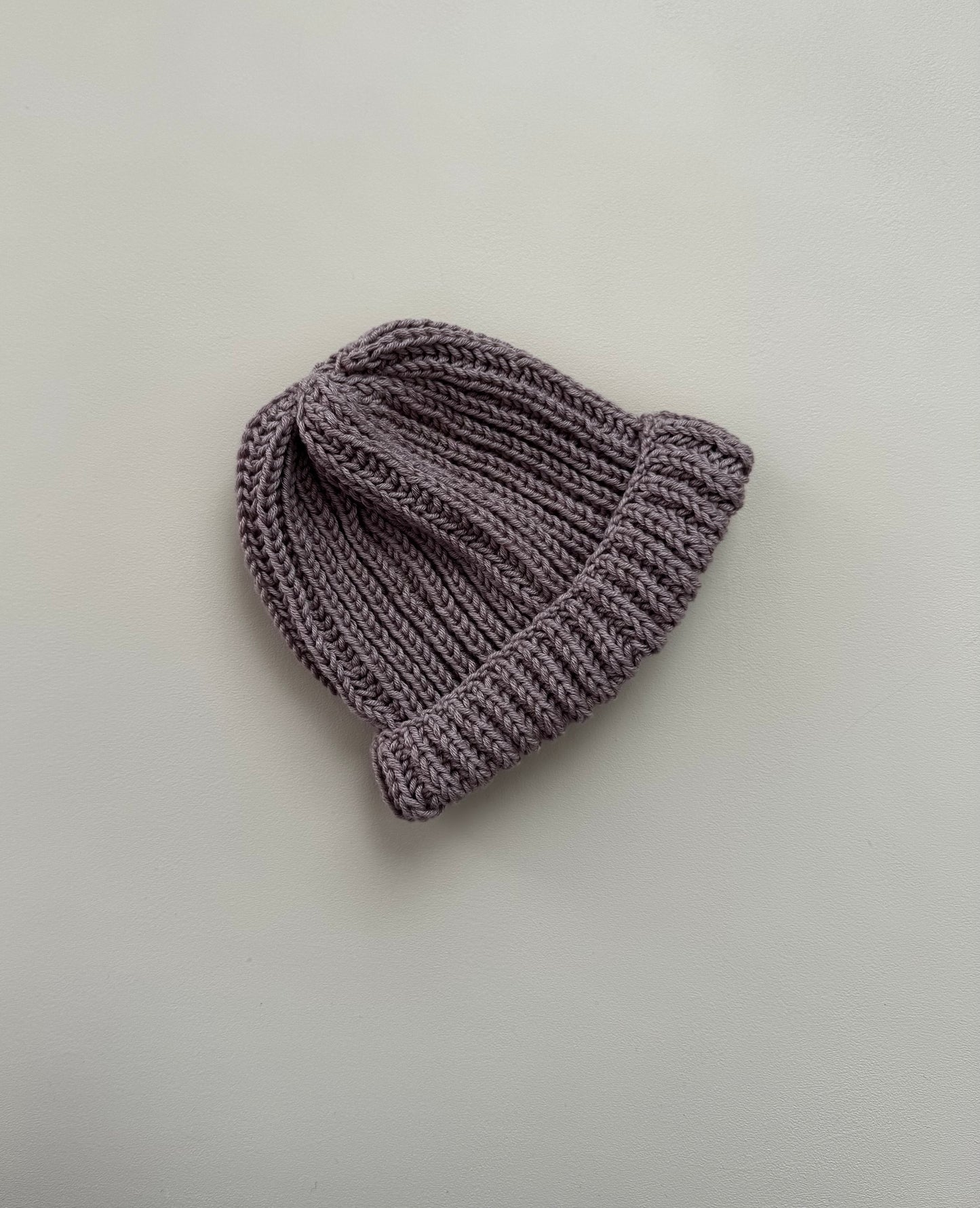 Beanie van biologisch katoen - Bruin